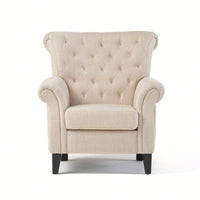 Elegant Tufted Accent Chair For Living Room Or Bedroom Decor