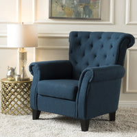 Elegant Tufted Accent Chair For Living Room Or Bedroom Decor
