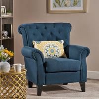 Elegant Tufted Accent Chair For Living Room Or Bedroom Decor