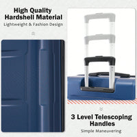 Expandable 2 Piece Lightweight Luggage Set With Spinner Wheels And TSA Lock 20 Inch And 28 Inch Suitcases
