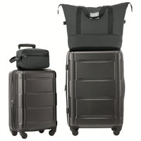 Expandable 2 Piece Lightweight Luggage Set With Spinner Wheels And TSA Lock 20 Inch And 28 Inch Suitcases