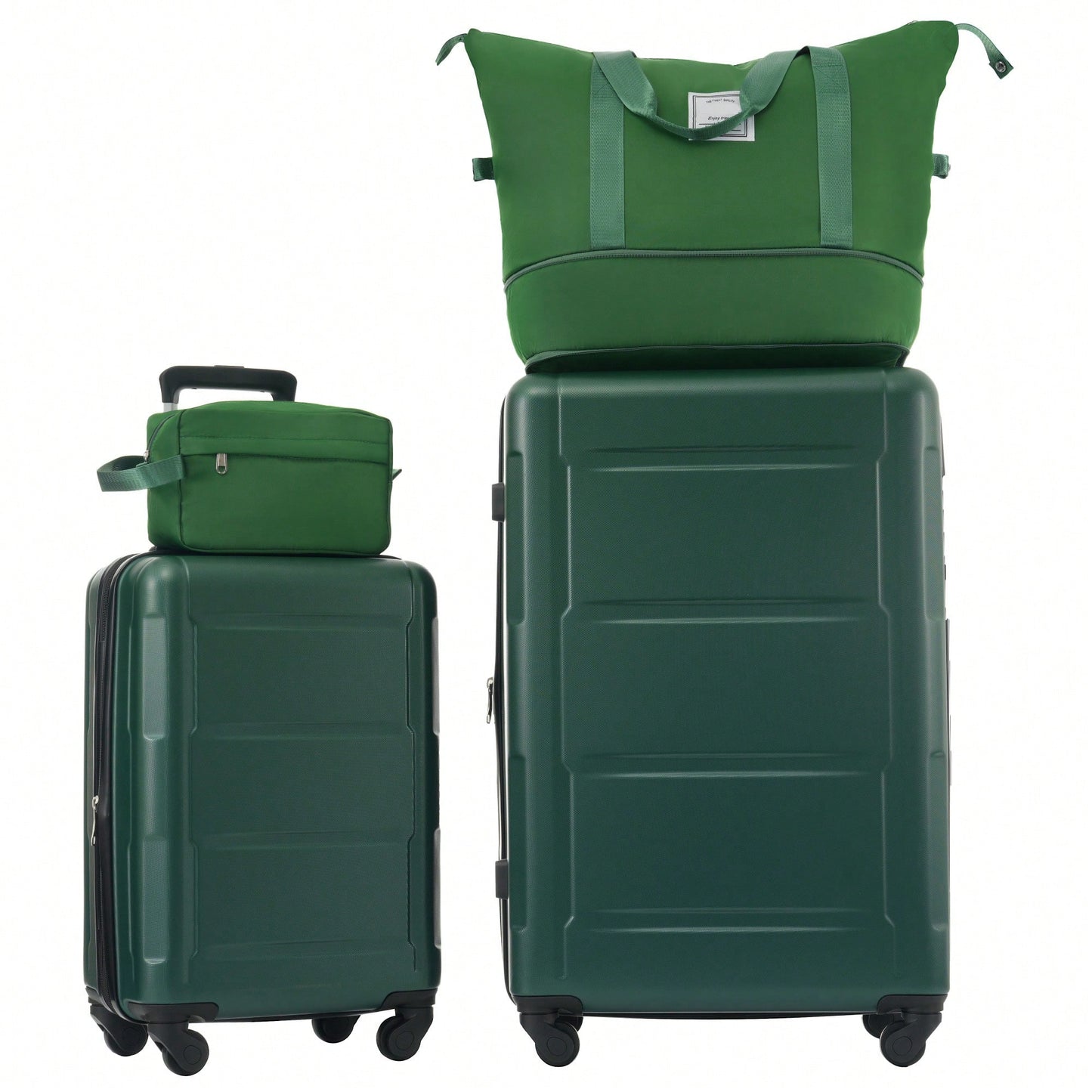 Expandable 2 Piece Lightweight Luggage Set With Spinner Wheels And TSA Lock 20 Inch And 28 Inch Suitcases