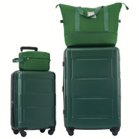 Expandable 2 Piece Lightweight Luggage Set With Spinner Wheels And TSA Lock 20 Inch And 28 Inch Suitcases