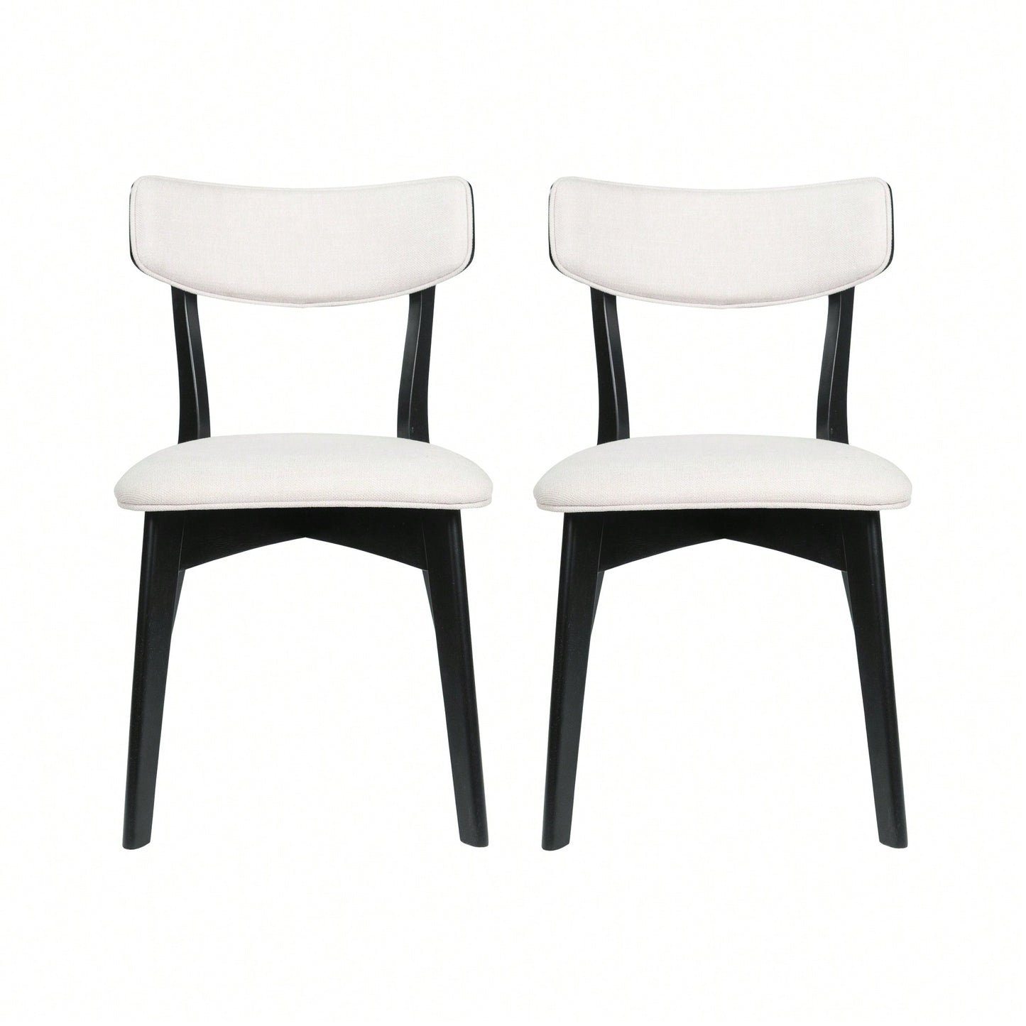 Elegant Set Of 2 Modern Dining Chairs For Stylish Home Decor