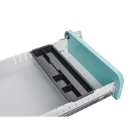 3 Drawer Mobile File Cabinet Under Desk Versatile Storage for Legal Letter A4 Files 5 Wheel Anti-Tilt Cold Rolled Steel Waterproof Design