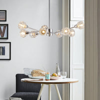 Elegant 9-Light Golden Crystal Chandelier For Living Room Dining Room Bedroom Kitchen Lighting Fixtures