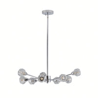 Elegant 9-Light Golden Crystal Chandelier For Living Room Dining Room Bedroom Kitchen Lighting Fixtures