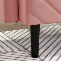 Tufted Convertible Futon Couch With Adjustable Armrests For Small Spaces And Apartments