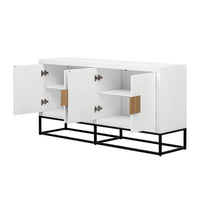 Light Luxury Cabinet With Unique Support Legs And Adjustable Shelves For Living Rooms Corridors And Study Rooms