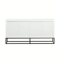 Light Luxury Cabinet With Unique Support Legs And Adjustable Shelves For Living Rooms Corridors And Study Rooms