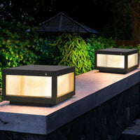 Dimmable Solar Wall Lamp Set With LED Lights For Outdoor Garden And Patio Lighting