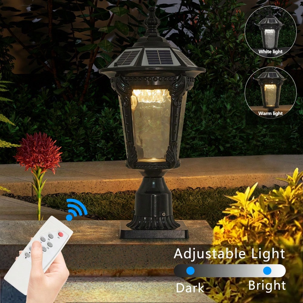 Dimmable Retro Solar LED Light For Outdoor Decor 1 Pack