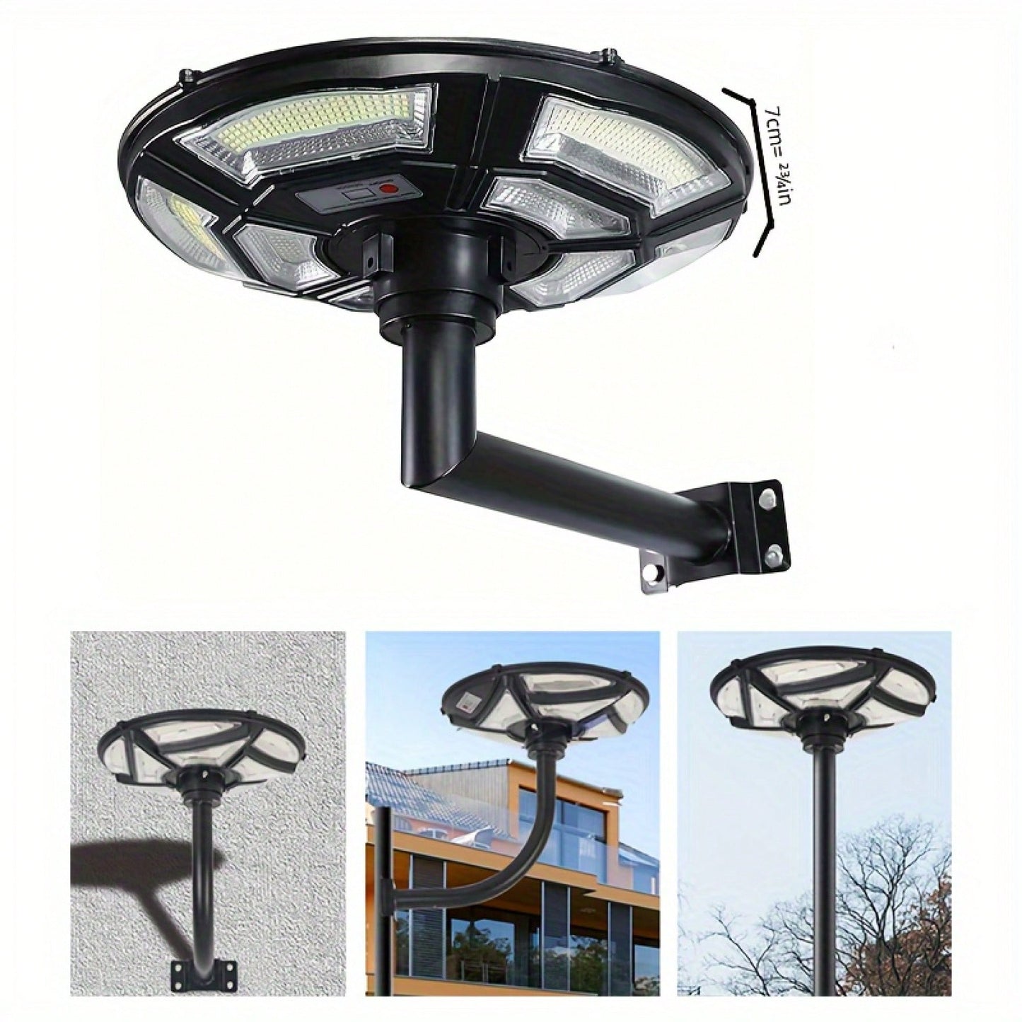 Solar Powered LED Street Lamp For Outdoor Lighting Garden And Highway Use