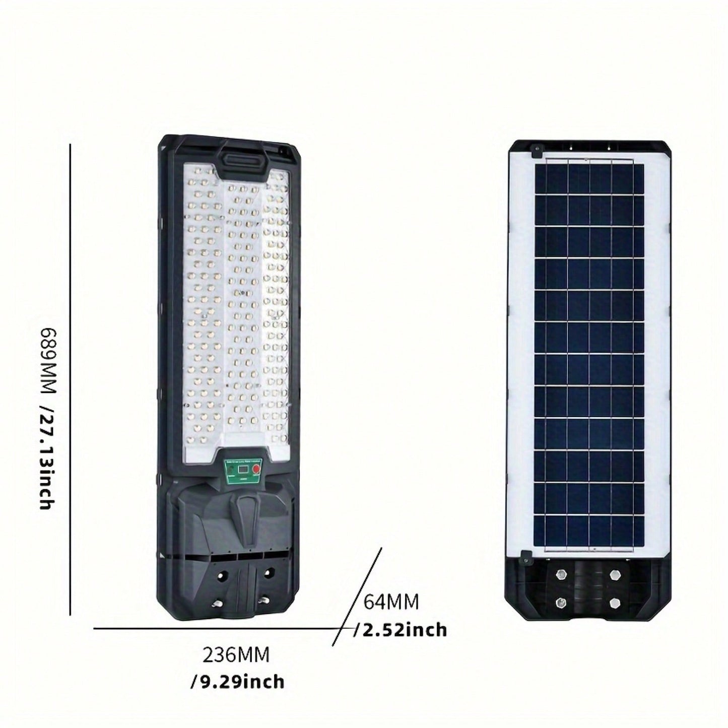 Solar Powered LED Street Lights 181 Bright Beads IP65 Waterproof Dusk to Dawn Flood Lights