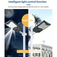 Solar Powered LED Street Lights 181 Bright Beads IP65 Waterproof Dusk to Dawn Flood Lights