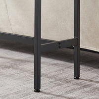 Bar Table Set With 2 PU Soft Seat Bar Stools And Backrest 43.31 Inch Long 15.75 Inch Wide 35.43 Inch High