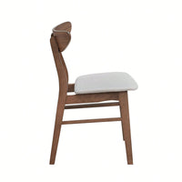 Modern Upholstered Wooden Dining Chairs Set Of 2 For Kitchen Living Room Restaurant Black
