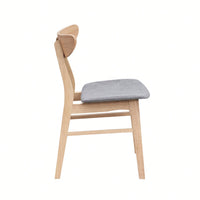 Modern Upholstered Wooden Dining Chairs Set Of 2 For Kitchen Living Room Restaurant Black