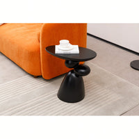 Modern Minimalist Fiberglass End Table For Living Room Bedroom And Guestroom Decor