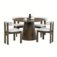 Set Of 2 Modern Boucle Upholstered Dining Chairs With Open Back Mid Century Style For Kitchen And Living Room