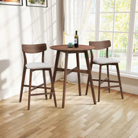 Modern Upholstered Kitchen Island Bar Chairs Set Of 2 With Backrest And Footrest For Pub Living Room And Restaurant Black Wooden Frame
