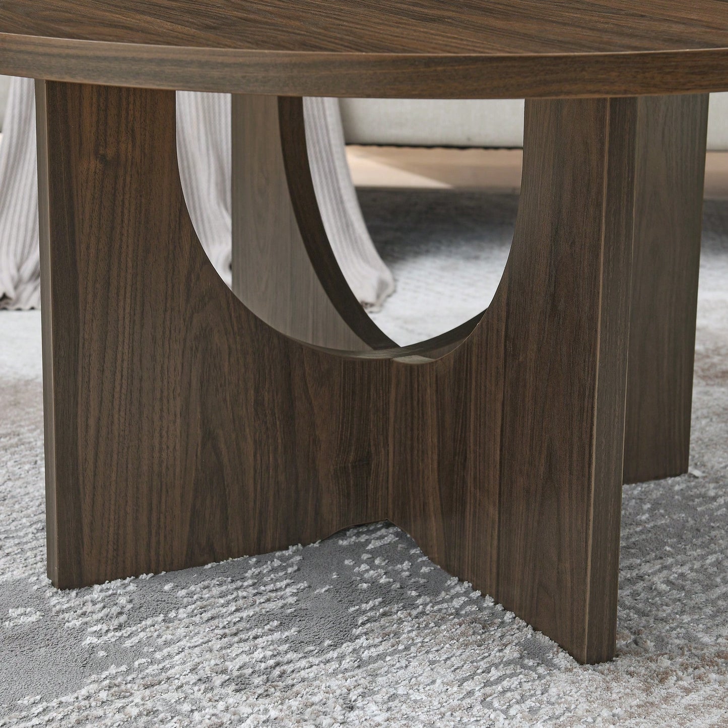 Stylish Solid Wood Coffee Table In Nordic Minimalist Design For Home And Office Use