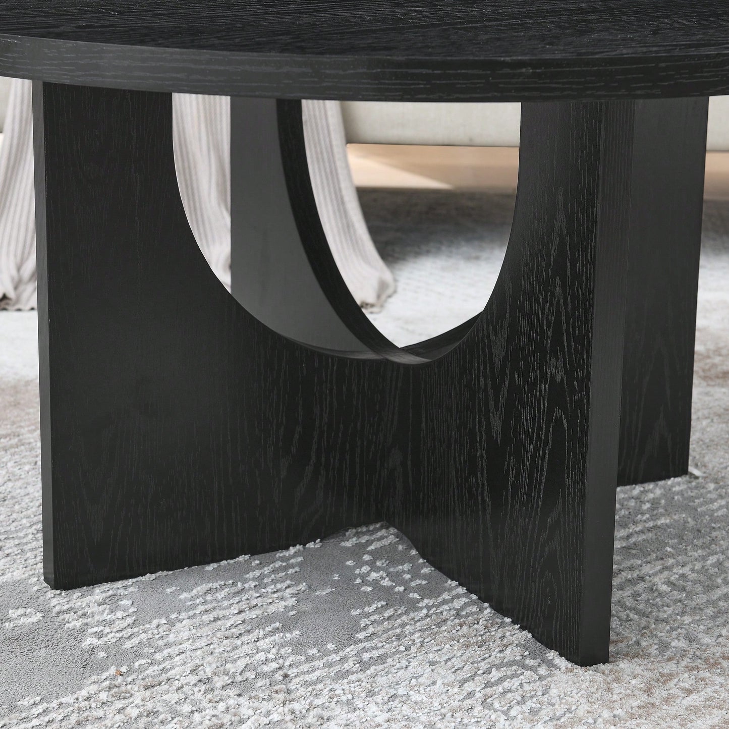 Stylish Solid Wood Coffee Table In Nordic Minimalist Design For Home And Office Use