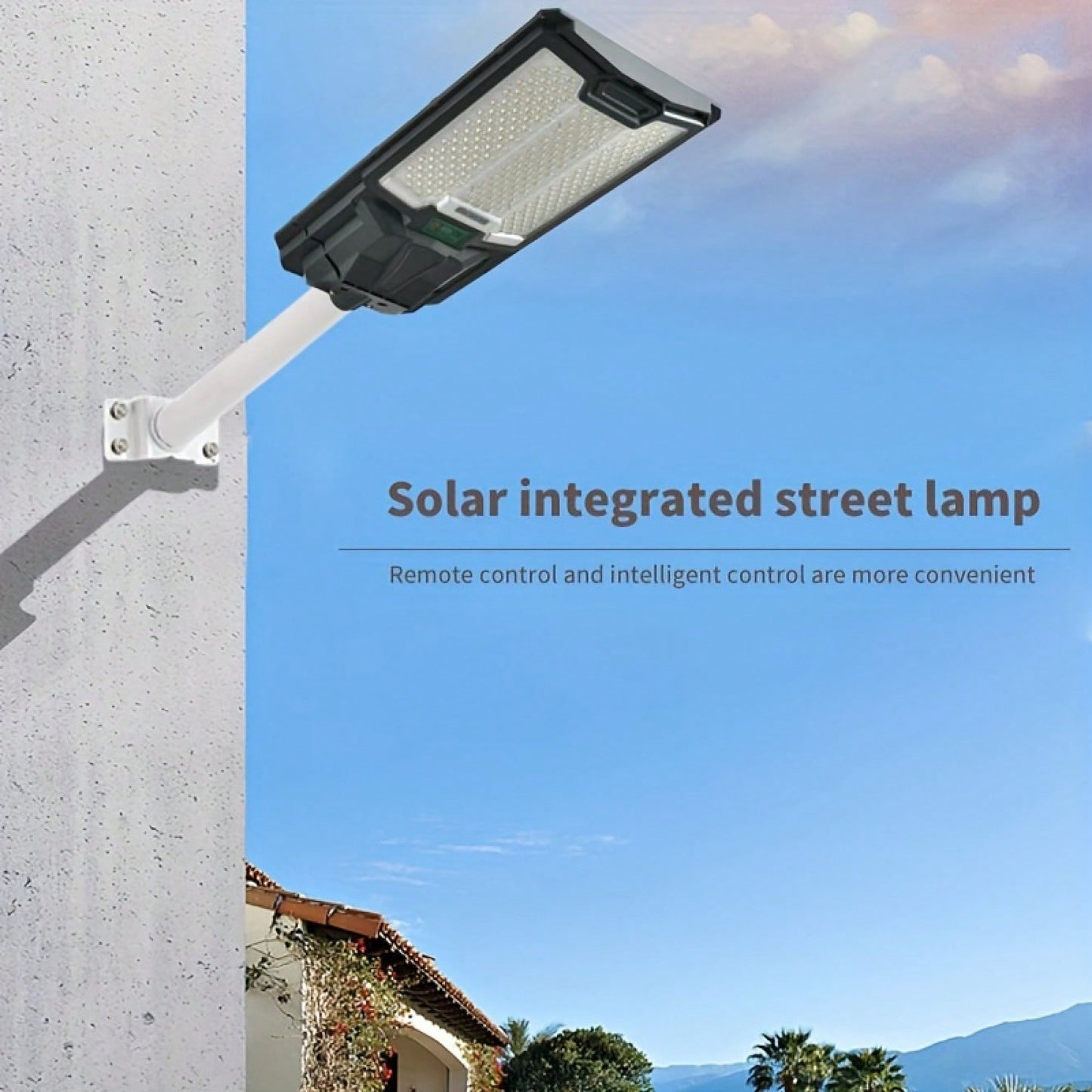 Solar Powered LED Street Lights 109 Bright Beads IP65 Waterproof Dusk to Dawn Flood Lights for Outdoor Gardens Parking Lots Courtyards