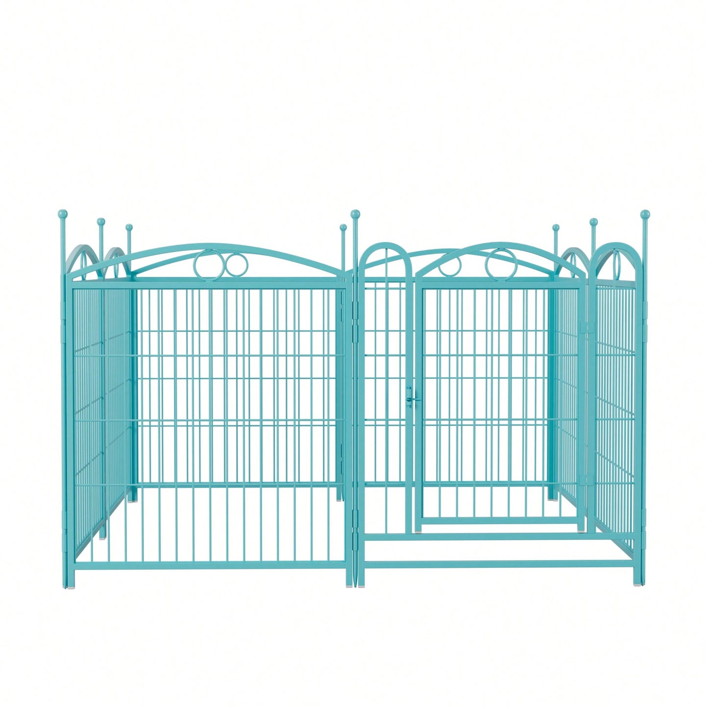 8 Panel 32 Inch Heavy Duty Metal Dog Playpen Indoor Outdoor Exercise Fence With Doors For Large Medium Small Dogs