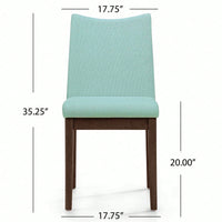 Elegant Set Of 2 Dining Chairs With Comfortable Upholstery And Modern Design For Home Or Office Use