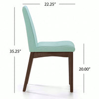 Elegant Set Of 2 Dining Chairs With Comfortable Upholstery And Modern Design For Home Or Office Use