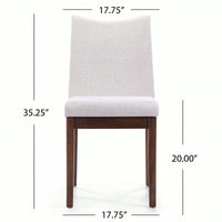 Elegant Set Of 2 Dining Chairs With Comfortable Upholstery And Modern Design For Home Or Office Use