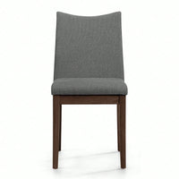 Elegant Set Of 2 Dining Chairs With Comfortable Upholstery And Modern Design For Home Or Office Use