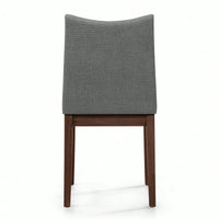 Elegant Set Of 2 Dining Chairs With Comfortable Upholstery And Modern Design For Home Or Office Use
