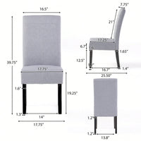 Elegant Contemporary Dining Chair With Comfortable Upholstery And Sturdy Frame