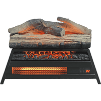 23 Inch Electric Fireplace Insert With 3D Log Set And Heater For Indoor Use