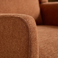 Beige High Back Upholstered Accent Chair For Living Room Bedroom Office Modern Club Armchair With Wood Legs