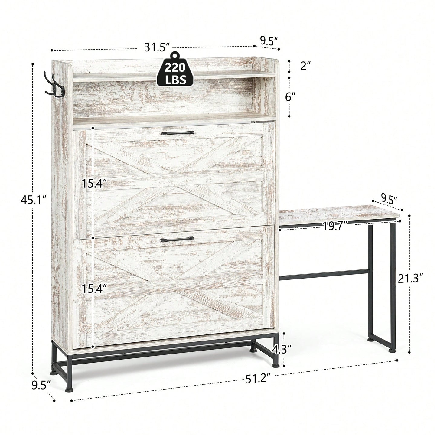 Stylish White Shoe Cabinet For Entryway And Balcony Storage With Large Capacity Shoe Rack