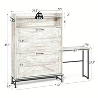 Stylish White Shoe Cabinet For Entryway And Balcony Storage With Large Capacity Shoe Rack