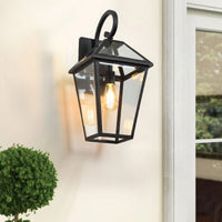 Outdoor Waterproof Wall Lamp Set For Multiple Light Bulb Types - 2 Pack