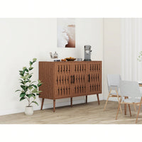 Elegant 3 Door Accent Storage Cabinet For Living Room Bedroom Dining Room And Study