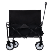 Heavy Duty Collapsible Beach Wagon Utility Cart For Camping Shopping Gardening Fishing Supports 225lbs All-Terrain Wheels