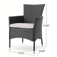 Set Of 2 Modern Dining Chairs Stylish Upholstered Seat With Wooden Legs For Home And Kitchen