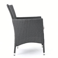 Set Of 2 Modern Dining Chairs Stylish Upholstered Seat With Wooden Legs For Home And Kitchen