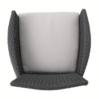 Set Of 2 Modern Dining Chairs Stylish Upholstered Seat With Wooden Legs For Home And Kitchen