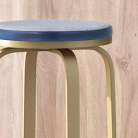 Set Of 2 Modern Counter Stools For Kitchen Island Or Bar Height Seating