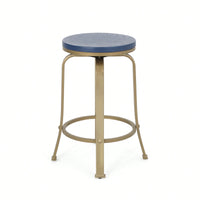 Set Of 2 Modern Counter Stools For Kitchen Island Or Bar Height Seating