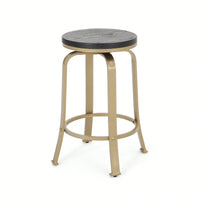 Set Of 2 Modern Counter Stools For Kitchen Island Or Bar Height Seating
