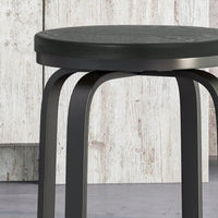 Set Of 2 Modern Counter Stools For Kitchen Island Or Bar Height Seating
