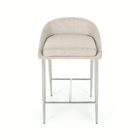 Set Of 2 Modern Counter Stools For Kitchen Island Or Bar Height Seating